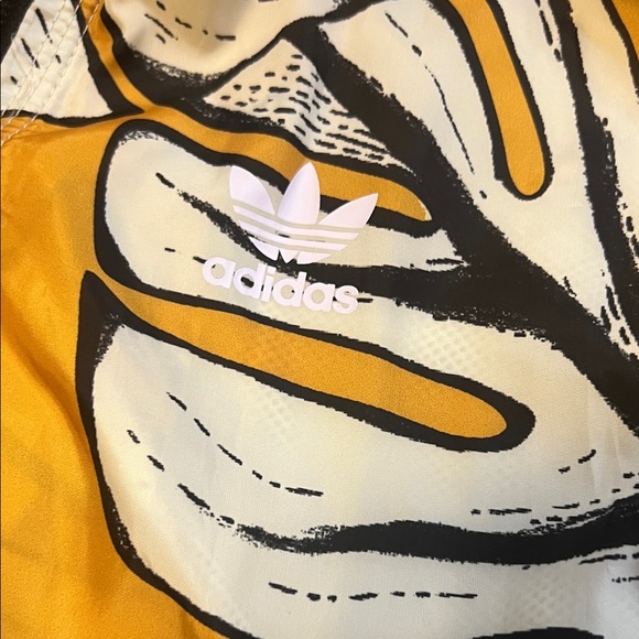 Adidas X Farm Rio Collab Bold Leaf Pattern Jacket size XS oversized fit - Picture 9 of 17